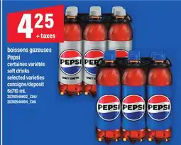 Maxi BOISSONS GAZEUSES PEPSI | SOFT DRINKS, 6x710 mL offer