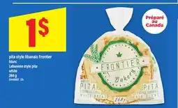 Maxi PITA STYLE LIBANAIS FRONTIER BLANC 268 G | LEBANESE STYLE PITA WHITE offer