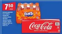 Maxi BOISSONS GAZEUSES COCA-COLA OU CANADA DRY | SOFT DRINKS, 8x300 mL/12x355 mL offer