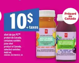 Maxi SHOT DE JUS PC | JUICE SHOT, 4x60 mL offer