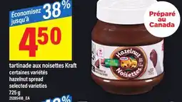 Maxi TARTINADE AUX NOISETTES KRAFT, 725 G offer