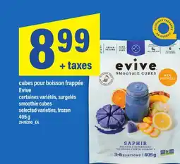 Maxi CUBES POUR BOISSON FRAPPÉE EVIVE | Smoothie cubes, 405 G offer