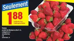 Maxi FRAISES, 1 LB | STRAWBERRIES offer
