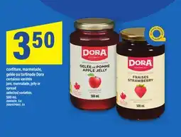 Maxi CONFITURE, MARMELADE, GELÉE OU TARTINADE DORA, 500 ML offer