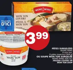 Marches Tradition FROZEN COVERS OR WON TON SOUP offer