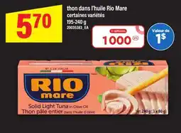 Maxi THON DANS L'HUILE RIO MARE offer