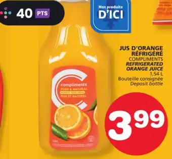 Marches Tradition COMPLIMENTS REFRIGERATED ORANGE JUICE offer