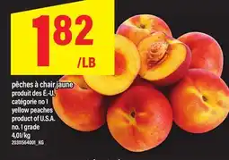 Maxi PÊCHES À CHAIR JAUNE | YELLOW PEACHES offer