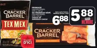 Marches Tradition CRACKER BARREL CHEESE OR SHREDDED CHEESE offer