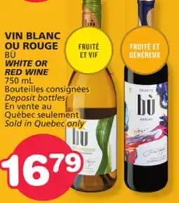 Marches Tradition BÙ WHITE OR RED WINE offer