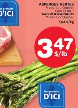 Marches Tradition GREEN ASPARAGUS offer