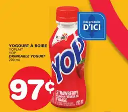 Marches Tradition YOP DRINKABLE YOGURT offer