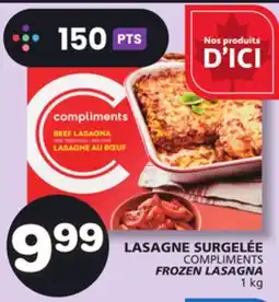 Marches Tradition COMPLIMENTS FROZEN LASAGNA offer