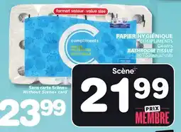 Marches Tradition COMPLIMENTS BATHROOM TISSUE offer