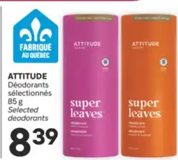 Brunet ATTITUDE Déodorants sélectionnés offer