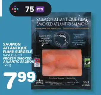 Marches Tradition VASCO & CO FROZEN SMOKED ATLANTIC SALMON offer