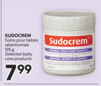Brunet SUDOCREM Soins pour bébés sélectionnés offer
