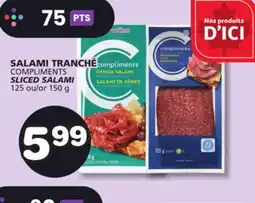 Marches Tradition COMPLIMENTS SLICED SALAMI offer