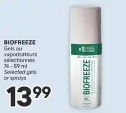Brunet BIOFREEZE Gels ou vaporisateurs sélectionnés offer