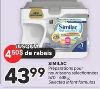 Brunet SIMILAC Préparations pour nourrissons sélectionnées offer