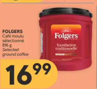Brunet FOLGERS Café moulu sélectionné offer