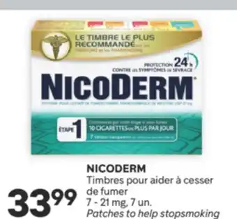 Brunet NICODERM Timbres pour aider à cesser de fumer 7 - 21 mg offer