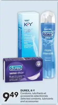 Brunet DUREX, K-Y Condoms, lubrifiants et accessoires sélectionnés offer