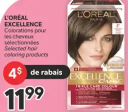 Brunet L'ORÉAL EXCELLENCE Colorations pour les cheveux sélectionnées offer