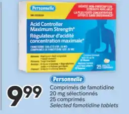 Brunet PERSONNELLE Comprimés de famotidine 20 mg sélectionnés offer