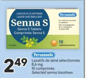 Brunet PERSONNELLE Laxatifs de séné sélectionnés 8,6 mg offer