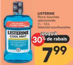 Brunet LISTERINE Rince-bouches sélectionnés offer