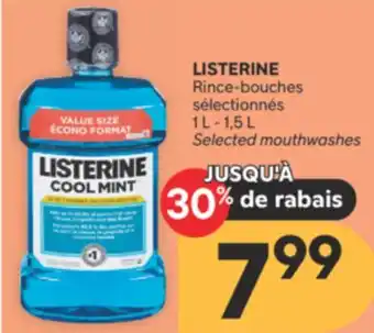 Brunet LISTERINE Rince-bouches sélectionnés offer