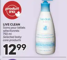 Brunet LIVE CLEAN Soins pour bébés sélectionnés offer
