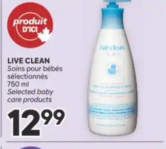 Brunet LIVE CLEAN Soins pour bébés sélectionnés offer