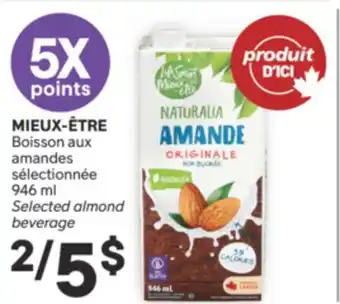 Brunet MIEUX-ÊTRE Boisson aux amandes sélectionnée offer
