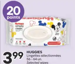 Brunet HUGGIES Lingettes sélectionnées offer