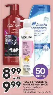 Brunet HEAD & SHOULDERS, PANTENE, OLD SPICE Produits sélectionnés offer