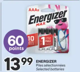 Brunet ENERGIZER Piles sélectionnées offer