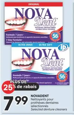 Brunet NOVADENT Nettoyants pour prothèses dentaires sélectionnés offer