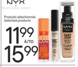 Brunet NYX Produits sélectionnés offer