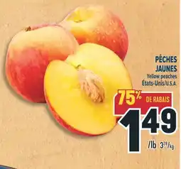 Marché Adonis PÊCHES JAUNES | YELLOW PEACHES offer