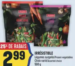 Marché Adonis IRRÉSISTIBLE LÉGUMES SURGELÉS | FROZEN VEGETABLES offer