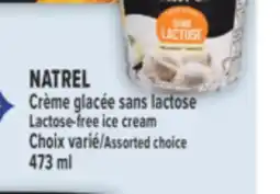 Marché Adonis NATREL CRÈME GLACÉE SANS LACTOSE | LACTOSE-FREE ICE CREAM offer