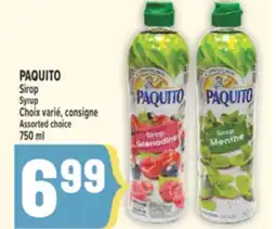 Marché Adonis PAQUITO SIROP | SYRUP offer