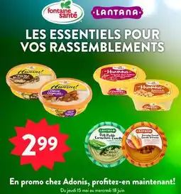 Marché Adonis LES ESSENTIELS POUR VOS RASSEMBLEMENTS offer