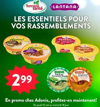 Marché Adonis LES ESSENTIELS POUR VOS RASSEMBLEMENTS offer
