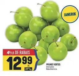 Marché Adonis PRUNES VERTES | GREEN PLUMS offer