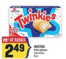 Marché Adonis HOSTESS PETITS GÂTEAUX | CAKE SNACKS offer