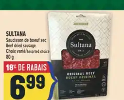 Marché Adonis SULTANA SAUCISSON DE BOEUF | SEC BEEF DRIED SAUSAGE offer