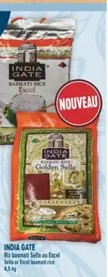 Marché Adonis INDIA GATE RIZ BASMATI SELLA OU EXCEL | SELLA OR EXCEL BASMATI RICE offer
